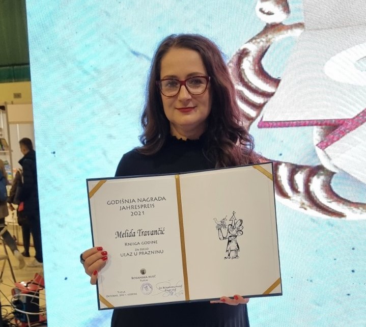 Nagrada Jahrespreis 2021 za knjigu godine dodijeljena dr. Melidi Travančić